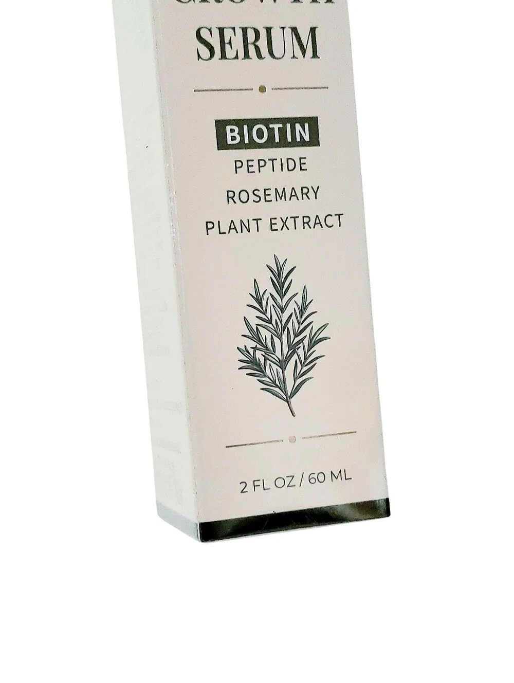 Biysber Hair Growth Serum 2oz Biotin Peptide Rosemary Unisex Scalp Treatment New
